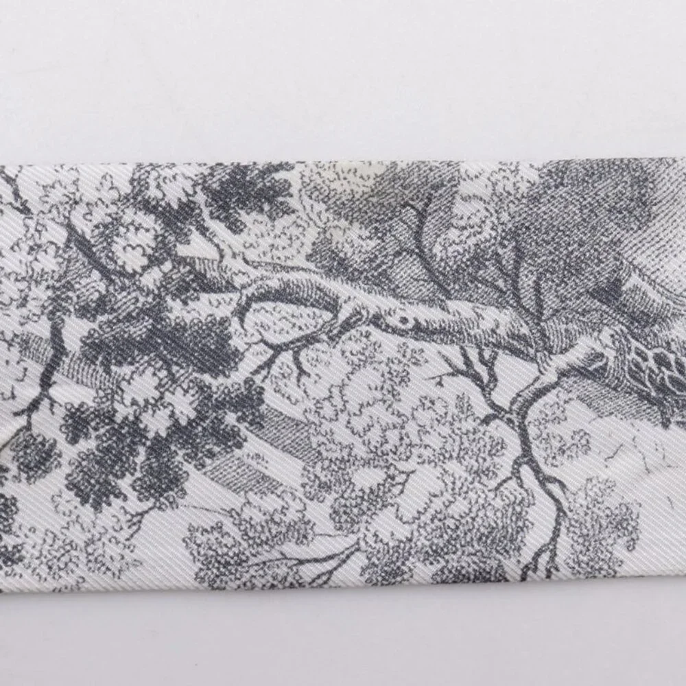 Christian Dior Mitzah Toile de Jouy Sauvage Ribbon Scarf 15 Jou106 I602